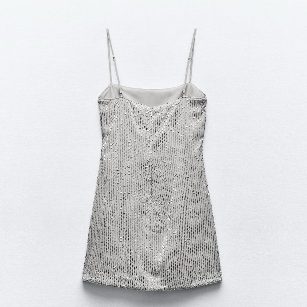 Zara beaded mini dress - Picture 4 of 7